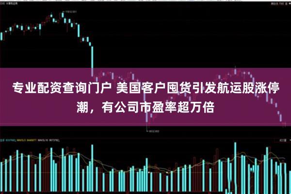 专业配资查询门户 美国客户囤货引发航运股涨停潮，有公司市盈率超万倍