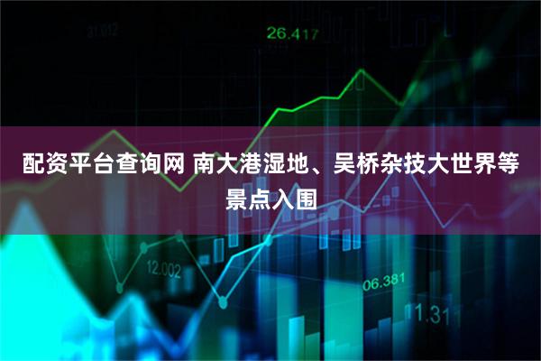 配资平台查询网 南大港湿地、吴桥杂技大世界等景点入围